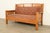 Mission Harden Furniture Antique Mission Oak Arts & Crafts Settle Sofa or Bench, Circa 1910 For Sale - Image 3 of 13