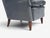 Danish Cabinetmaker, Lounge Chairs, Blue Velvet, Stained Wood, Denmark, 1950s For Sale - Image 9 of 11