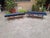 Blue Bench in Light Wood with Electric Blue Velvet Seat, 1960s For Sale - Image 8 of 18