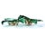 Pair of Green and Pink Amorphic Botanical Floral Murano Glass Dishes For Sale - Image 4 of 7
