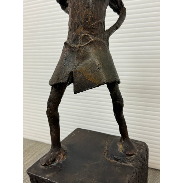 Bronze Female Figural Sculpture, Late 20th Century For Sale - Image 10 of 12