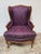French Provincial French Provincial Wing Back Chair For Sale - Image 3 of 12