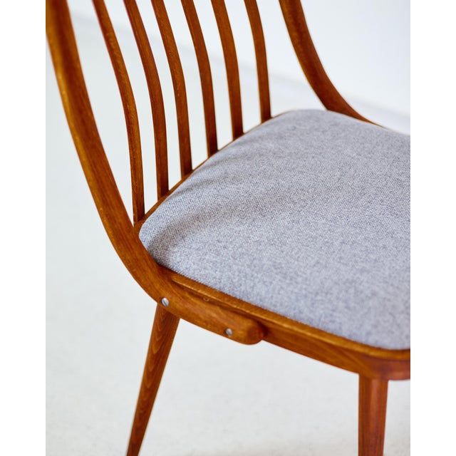1970s Wooden Chairs by Gabriel Frigyes, 1970s, Set of 4 For Sale - Image 5 of 7