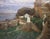 Portofino cemetery, italy, 1894, by german artist prof. H. R. Von volkmann. Oil on canvas, approx. 99 x 124 cm. Top...