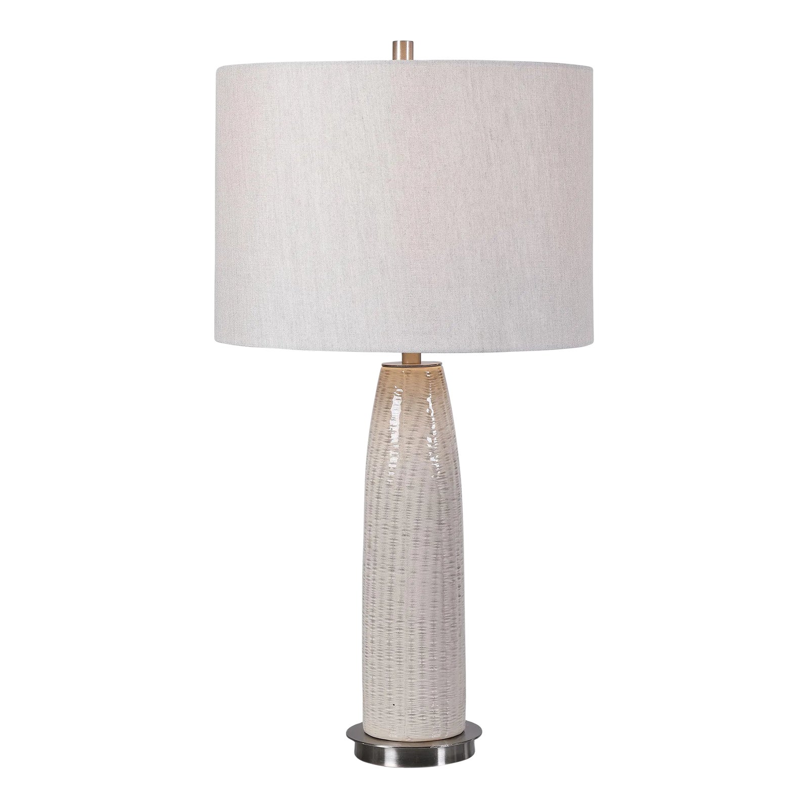 Delgado Light Gray Table Lamp Chairish
