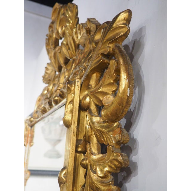 19th Century Giltwood Mirror From Florence, Italy For Sale - Image 16 of 18