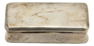 Rectangular Silver Snuff Box