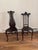 Victorian Pair of Antique 19th Century Music Room Chairs | String Instrument Lyre Form Carved Wood Side Chairs | Victorian Parlor Chairs For Sale - Image 3 of 5