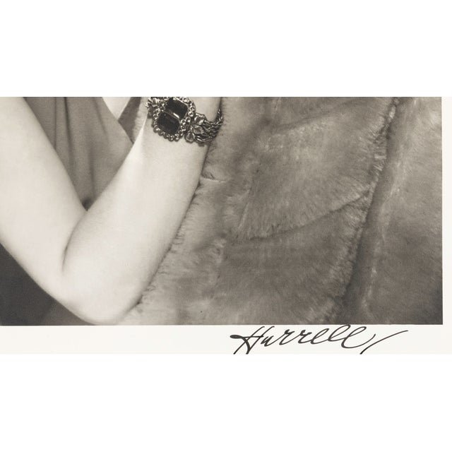 Art Deco 1990s Signed George Hurrell Photograph of Bette Davis (1938) • Silver Gelatin • Ed. 49/190 For Sale - Image 3 of 3
