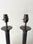 Cast Metal Column Lamps with Reeded Detail, 1980s, Set of 2 For Sale - Image 6 of 8