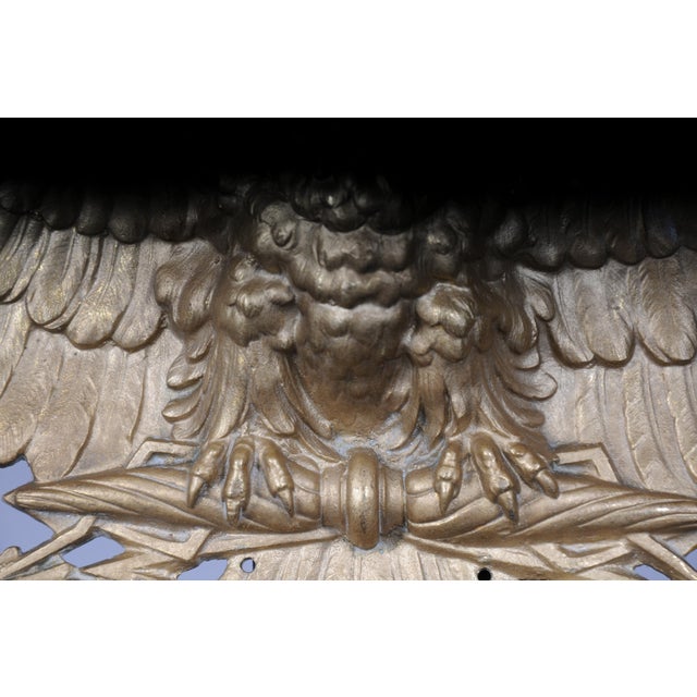 Patriotic Eagle Wall Decoration in Bronze Brass and Gold For Sale - Image 10 of 18