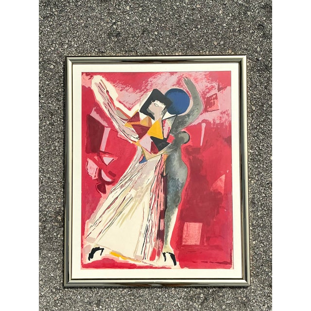 Mid-Century Modern Vintage Metropolitan Opera “La Traviata” Lithograph For Sale - Image 3 of 12