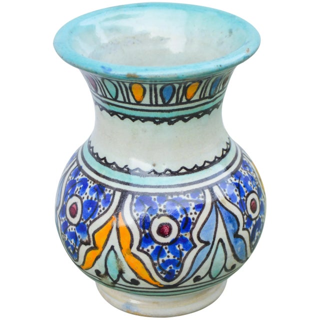 Ceramic Antique Andalusian Ceramic Vase For Sale - Image 7 of 10