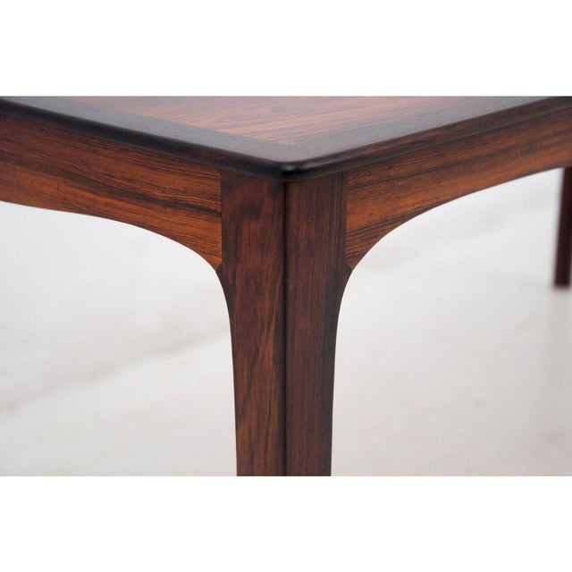 Brown Rosewood Table, Denmark, 1960s For Sale - Image 8 of 10