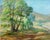 Significant mid century landscape oil painting of Paraiso Hot Springs in the Santa Lucia foothills near Soledad,...