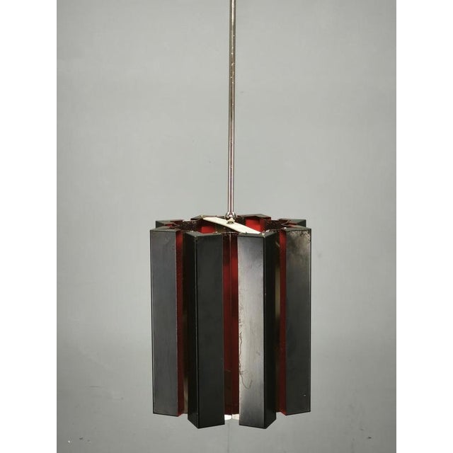 Vintage Space Age Pendant Light by Napako, Czechoslovakia, 1960s For Sale - Image 13 of 15