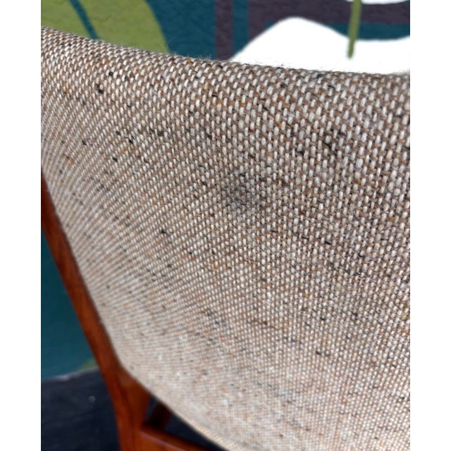 Danish Teak D-Scan Dining Chairs For Sale - Image 9 of 10