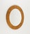 1970s Mid-Century Round Rattan and Wicker Wall Mirror in the style of Vivai del Sud, Italy, 1970s For Sale - Image 5 of 11