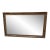 Mid Twenty Century Heavily Carved Wall Fireplace Mirror. For Sale
