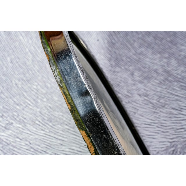 Lovely Art Nouveau Sterling Silver Floral Border Antique Photo Picture Frame For Sale - Image 11 of 14