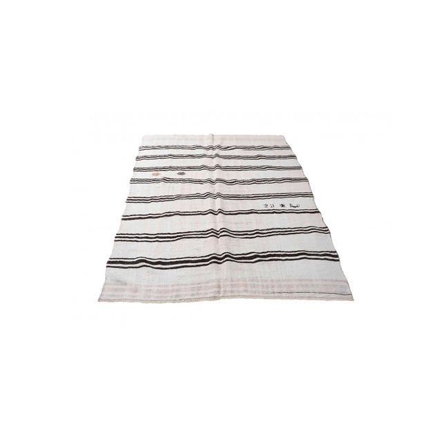 Handwoven vintage hemp kilim rug from Yozgat region of Turkey. Approximately 50-60 years old. In very good condition. Rare...