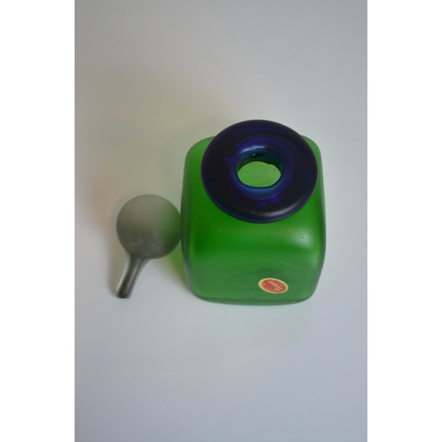 Vintage Murano Glass Bottles, Set of 2 For Sale - Image 3 of 12