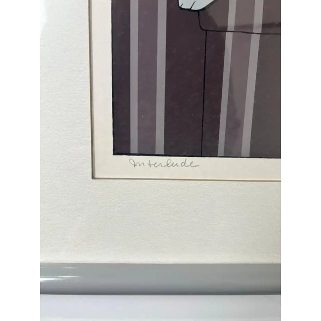Will Barnet " Interlude" Silk Screen Print 1982 Hand Signed, Numbered & Framed 1982 For Sale - Image 14 of 16