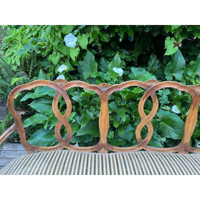 19th Century French Loveseat Settee Sofa 19th Century Exquisite For Sale - Image 5 of 6