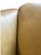 Hand-Carved Cognac Leather Loveseat With Exposed Wood Frame Traditional European Style 71”w For Sale - Image 11 of 12