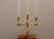 Vintage Swedish Brass 3-Arm Candelabra from Gusum, 1970s For Sale - Image 4 of 8