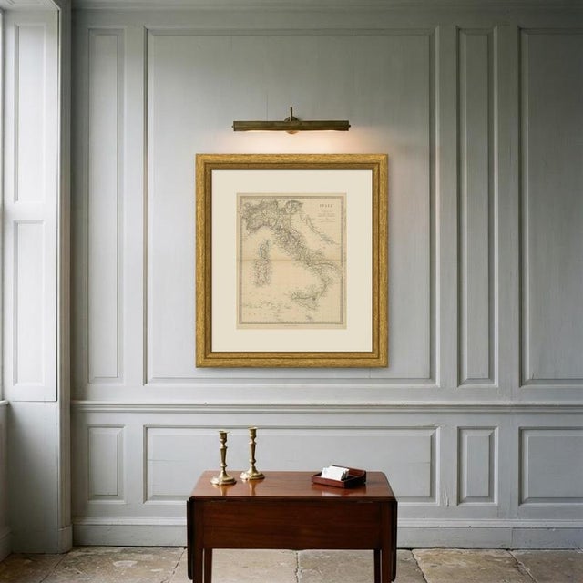 Paper Antique Map of Italy Before Unification, 1858 For Sale - Image 7 of 9
