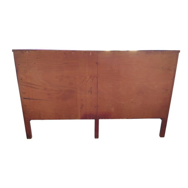Dixie Furniture Company Vintage 1940s Mahogany Dresser For Sale - Image 10 of 11