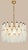 Mid-Century Modern Italian Poliedri Glass Chandelier With Gold-Finished Structure For Sale - Image 3 of 5