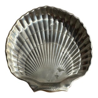 Mid 20th Century Gorham Pewter Shell Catchall or Tray For Sale