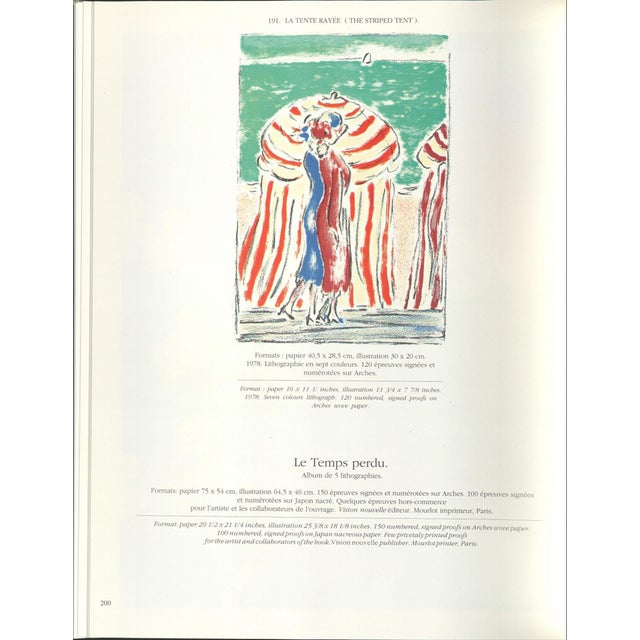 1970s Jean-Pierre Cassigneul - Signed Original LIthograph - Les Planches De Deauville For Sale - Image 11 of 11