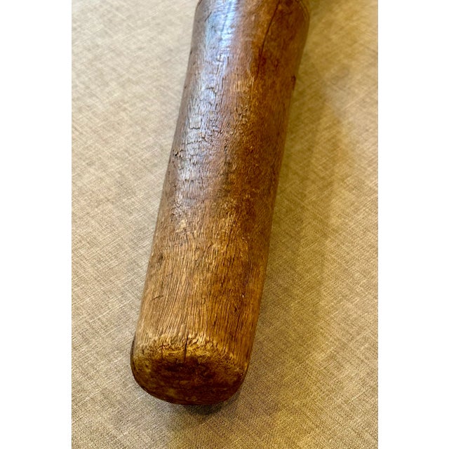 Tribal Wooden Vintage Indian Pestle #4 For Sale - Image 3 of 10
