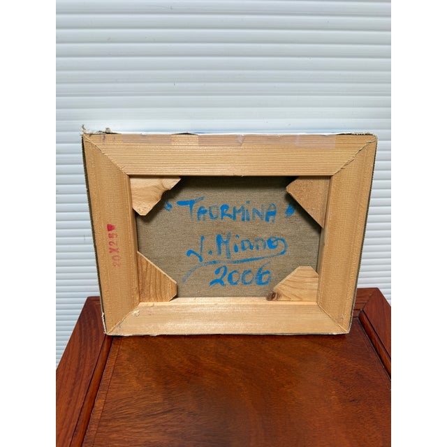 J. Miano "Taormina" Original Painting, Signed For Sale - Image 12 of 12