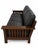 Arts & Crafts Stickley Brothers Mission Oak Arts & Crafts Leather Settle Sofa For Sale - Image 3 of 4