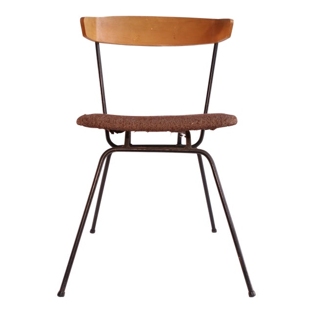1950s Clifford Pascoe Iron & Walnut Dining Chair For Sale