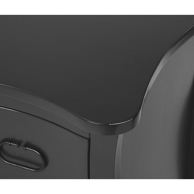 Wood Rochelle 2 Drawer Chest, Black For Sale - Image 7 of 8