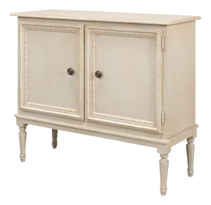 French Provincial Painted Side Cabinet
