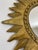 Vintage 1960s French Style 16.5" Gilded Sunburst Wall Mirror For Sale - Image 12 of 17