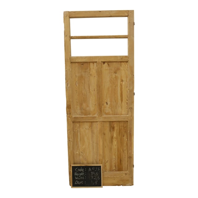 Late 19th Century Single Glass French Door For Sale