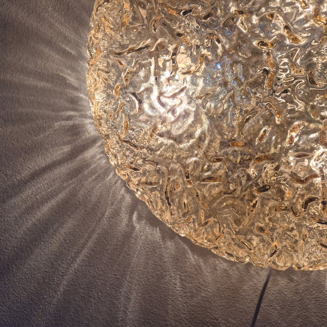 Large Gold Flush Mount Ceiling from Limburg, 1960s For Sale - Image 9 of 13