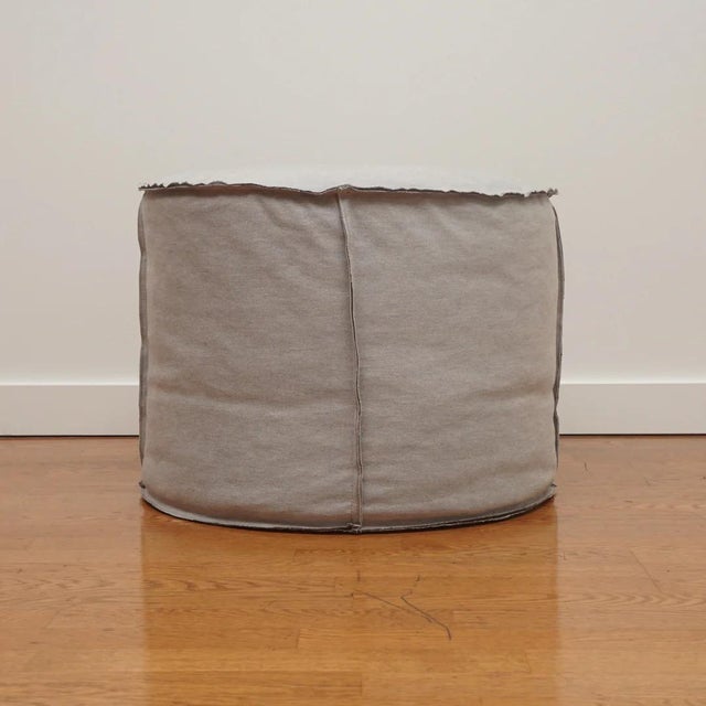 2020s Maxim Small Round Pouf For Sale - Image 5 of 5