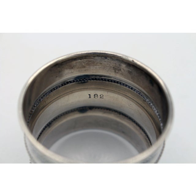Mid 19th Century Circa 1860 Coin Silver Napkin Ring For Sale - Image 5 of 8