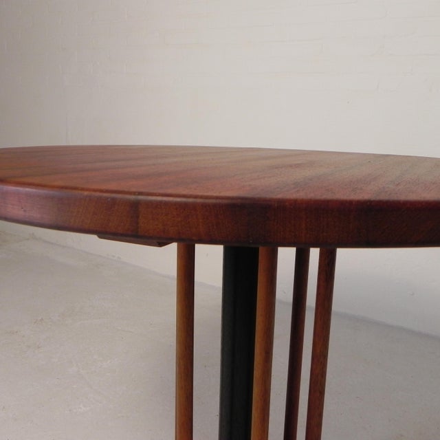 Mid-Century Modern Vintage Teak Table, 1980s For Sale - Image 3 of 16