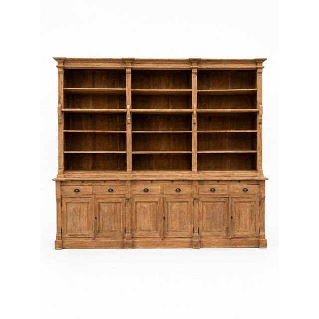 Antique Recycled Teak Bookcase For Sale - Image 11 of 11