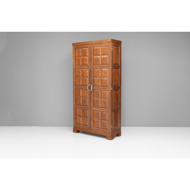 Art Deco Oak Cabinet, 1940s For Sale - Image 13 of 13