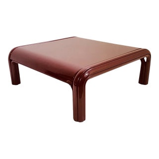 Gae Aulenti for Knoll International Orsay Coffee Table in Oxblood Red For Sale